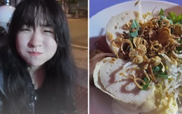 Khách Trung Quốc vừa đến Việt Nam đã đi ăn 1 món lề đường, cười tít mắt vì quá mê