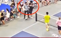 VĐV pickleball dùng vợt đánh trọng tài ở giải phong trào