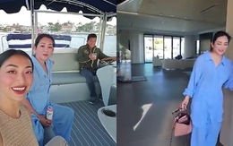 Nữ nghệ sĩ choáng trước biệt thự 78 tỷ, du thuyền riêng của đồng nghiệp: "Ở đây phải sống đến 100 tuổi"