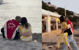 Video: “Tóm dính” Justin Bieber ôm hôn một 1 phụ nữ bí ẩn bên bờ biển, có phải là vợ siêu mẫu?