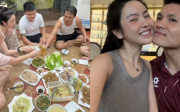 Chu Thanh Huyền lộ "con người thật" khi về quê Quang Hải, một hành động biết ngay mối quan hệ với bố mẹ chồng