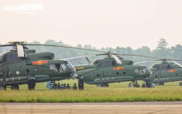 Phi đội trực thăng Mi-8, Mi-17 rèn đội hình trên không, sẵn sàng cho đại lễ 2/9