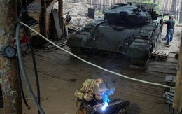 Pháo tự hành 2S19 Msta-S với tháp pháo T-72 được phát hiện trên chiến trường