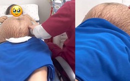 Xót xa hình ảnh chiếc bụng rạn nứt chằng chịt như dưa bở của mẹ bầu thai đôi ở tuần thứ 36