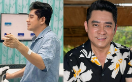 Giấu mặt cả tháng trời hậu đột quỵ, diễn viên Huỳnh Anh Tuấn lần đầu lộ diện khác lạ gây lo lắng