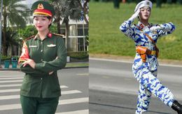 4 triệu lượt xem 2 bức ảnh của "cô bộ đội chân dài" nổi tiếng MXH quốc tế: Nhan sắc ngày càng thăng hạng