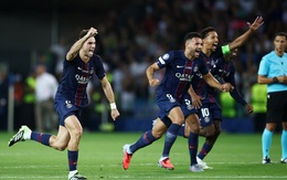 Ghi 2 bàn trong 10 phút cuối, PSG giành Siêu cúp châu Âu
