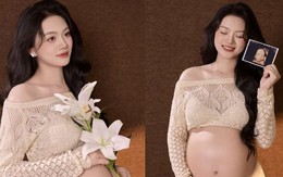 Hoa khôi bóng chuyền Thu Hoài tung bộ ảnh bầu cực xịn bên thầy dạy pickleball, bụng bầu vượt mặt vẫn xinh xuất sắc!