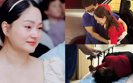 Lộ hình ảnh diễn viên Lan Phương nhập viện trong tình trạng đau đớn
