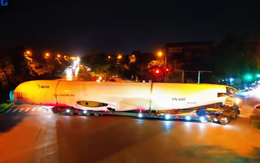 Chiêm ngưỡng quá trình vận chuyển “chim sắt” ngay tại Hà Nội tới tổ hợp triển lãm lớn nhất Đông Nam Á