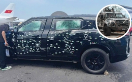 Xe VinFast VF 9 limousine chi chít vết đạn bắn, tổng hơn 400 phát: Hé lộ về đơn vị nâng cấp chống đạn