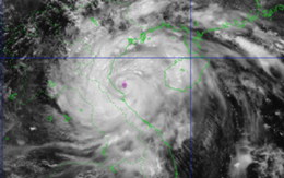 Trực tiếp: Tâm bão số 5 Kajiki trên vùng biển Nghệ An - Hà Tĩnh