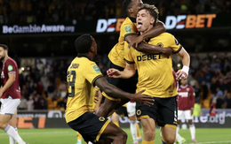 Wolverhampton ngược dòng cảm xúc, đại phá West Ham ở League Cup