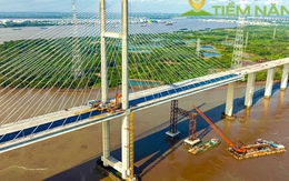 Ngắm cầu dây văng cao nhất Việt Nam sắp thông xe, siêu dự án 9 tỷ USD của tỷ phú Phạm Nhật Vượng được hưởng lợi