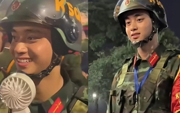 Danh tính chàng chiến sĩ 'triệu view' đang gây sốt mạng xã hội dịp lễ 2/9