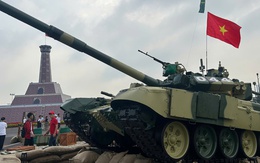 Cận cảnh xe tăng T-90S hiện đại nhất của Binh chủng Tăng thiết giáp
