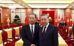 Tổng Bí thư Tô Lâm tiếp Ủy viên trưởng Nhân đại toàn quốc Trung Quốc