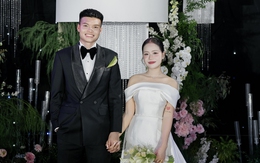 Ảnh nét căng: Tuyển thủ Việt Nam cưới hotgirl ngân hàng, chồng Đỗ Mỹ Linh, Quang Hải, Duy Mạnh nô nức dự cưới