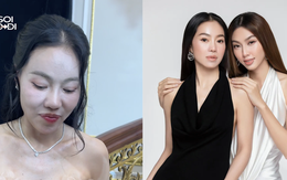 Clip: Bà Phạm Kim Dung biến sắc, quay mặt bỏ đi khi vừa nghe tên Hoa hậu Thuỳ Tiên