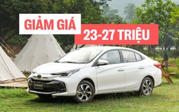 Toyota Vios giảm giá gần 30 triệu đồng, giá thực tế thấp hơn cả Grand i10