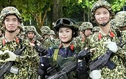 Bóng hồng gen Z tài sắc của Khối nữ chiến sĩ Biệt động