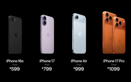Giá bán chính thức 4 mẫu iPhone 17 mới tại Việt Nam, bản đắt nhất có gì mà tận 64 triệu đồng