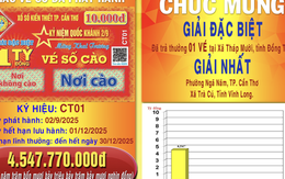 Cần Thơ: Vé số cào vừa phát hành đã có người trúng giải đặc biệt 1 tỉ đồng