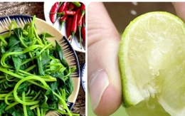 Vì sao khi ăn rau lang nên vắt thêm vài giọt chanh?