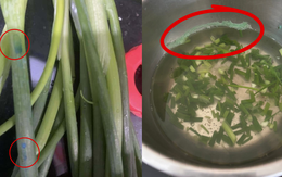 Người trong nghề chỉ ra 1 dấu hiệu tố cáo hành "ngậm" hóa chất, đi chợ đừng bị xanh mướt LỪA