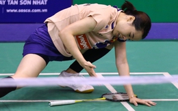Thùy Linh bất ngờ bỏ cuộc trong set 2 giải super 750