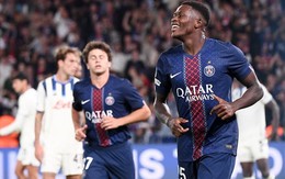 PSG thắng tưng bừng Atalanta 4-0 dù không có các tiền đạo ngôi sao