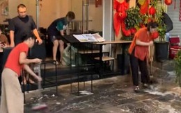 Hà Nội: Chấn chỉnh nhà hàng đổ nước xà phòng "đuổi" người xem diễu binh