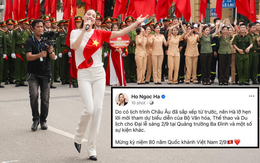 Hồ Ngọc Hà xóa bài đăng gây tranh cãi về việc vắng bóng tại Đại lễ 2/9