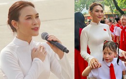 Mỹ Tâm trẻ đẹp vô cùng trong tà áo dài trắng, visual tuổi 44 không có gì phải chê