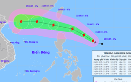 Bão Ragasa khả năng mạnh lên thành siêu bão khi vào Biển Đông