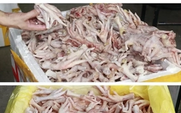 Phát hiện kho đông lạnh chứa hàng nghìn chân gà, xúc xích lậu