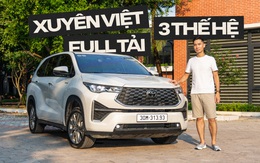 Bán GX 470 đổi Innova Cross HEV xuyên Việt 6.000km cùng 3 thế hệ, người dùng chia sẻ: ‘Bố 82 tuổi, mẹ đau chân vẫn ngồi thoải mái’