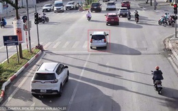 Chỉ nửa ngày thí điểm, camera AI phát hiện 1.452 xe vượt đèn đỏ trên một tuyến phố