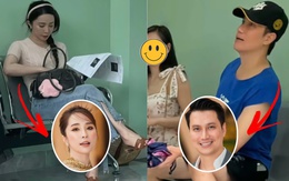 Xôn xao hình ảnh Quỳnh Nga - Việt Anh xuất hiện chung tại phòng khám, cầm giấy siêu âm, chính chủ nói gì?