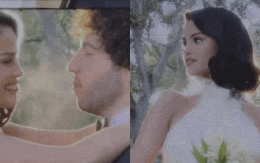 Cô dâu Selena Gomez đây rồi: Visual tràn màn hình, ngây ngất khóa môi chú rể điển trai trong siêu đám cưới