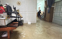 VIDEO: Bão số 10 Bualoi chưa tới, nước đã dâng ngập nhà dân