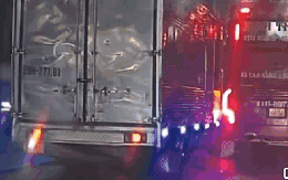 Tài xế xe khách chèn ép, chuyển làn gây nguy hiểm, va chạm với xe tải khai gì?