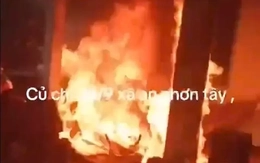 Đổ xăng tự thiêu, người đàn ông nguy kịch