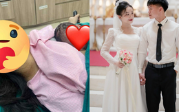 Vợ Hồ Văn Cường sinh em bé