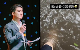 Phó tổng Đỗ Quang Vinh xắn quần lội ra ô tô trong ngày Hà Nội "mưa ngập ối dồi ôi"