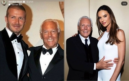 David - Victoria Beckham tiếc thương "ông trùm" Giorgio Armani, cả dàn minh tinh - thiên thần Victoria's Secret không khỏi bàng hoàng