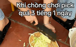 Chồng mải mê pickleball, vợ bực tức mang vợt ra làm thớt, nói một câu khiến chồng lặng người