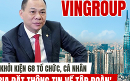 Nhóm cổ phiếu Vingroup tăng vọt sau thông tin khởi kiện 68 tổ chức và cá nhân
