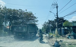 'Binh đoàn' xe tải cày nát Tỉnh lộ 607B, 'bão bụi' tra tấn dân cả ngày lẫn đêm