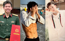 Viral loạt ảnh đời thường của Quang Thuấn - nam thần bơi lội thế hệ mới, 19 tuổi được thăng quân hàm gây sốt MXH